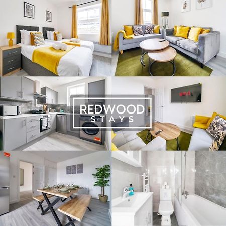 Brand New, 2 Bed 1 Bath, Modern Town Center Apartment, Free Wifi & Netflix By Redwood Stays Алдерсхот Экстерьер фото
